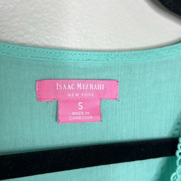 Isaac Mizrahi New York Daisy Crochet Lace Cover Up Tunic size Small - Picture 6 of 13